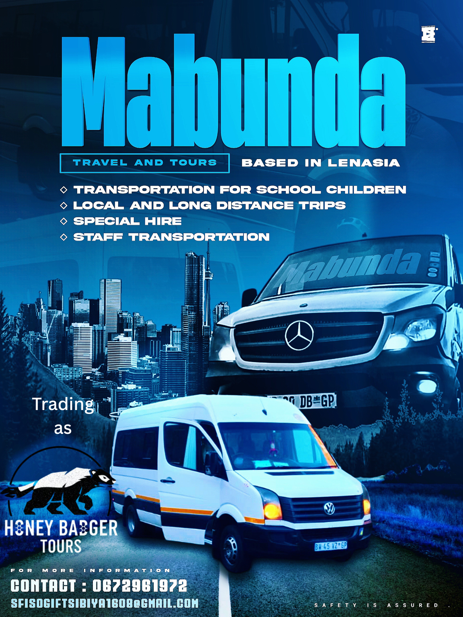 Honey Badger Tours Poster Edit